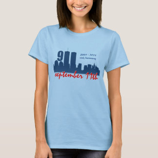 9/11 de setembro 11 WTC - Camiseta Ringer para sen