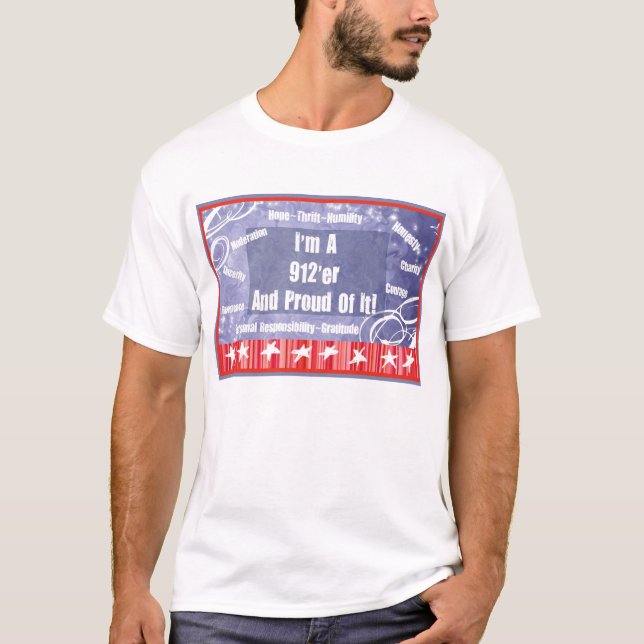 9-12 camiseta do projeto para homens (Frente)