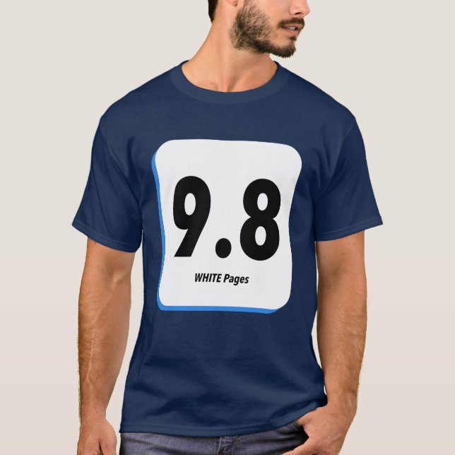 9.8 Certa Camiseta Da Lista De Quadrinhos (Frente)