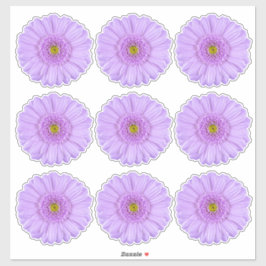 9 Adesivos de Corte de Flor de Margarida Gerbera R