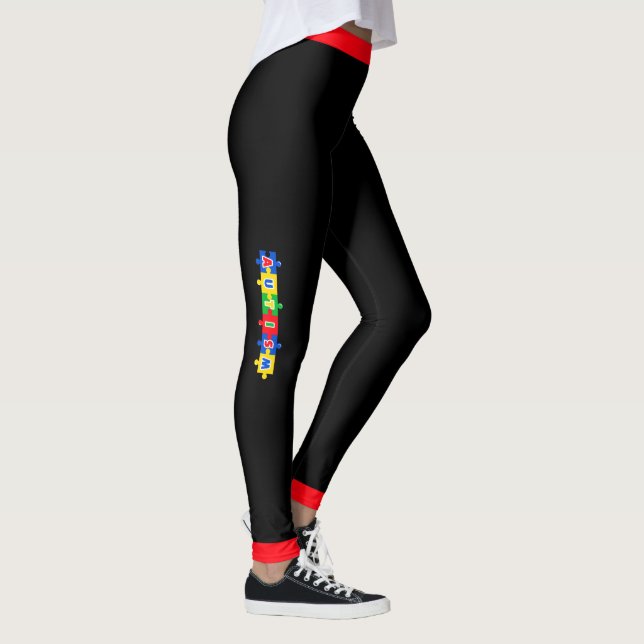 # 9 Conscientização sobre Autismo - Leggings (Direita)