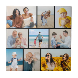 9 Fotografias Collage Amigos e Férias Familiares