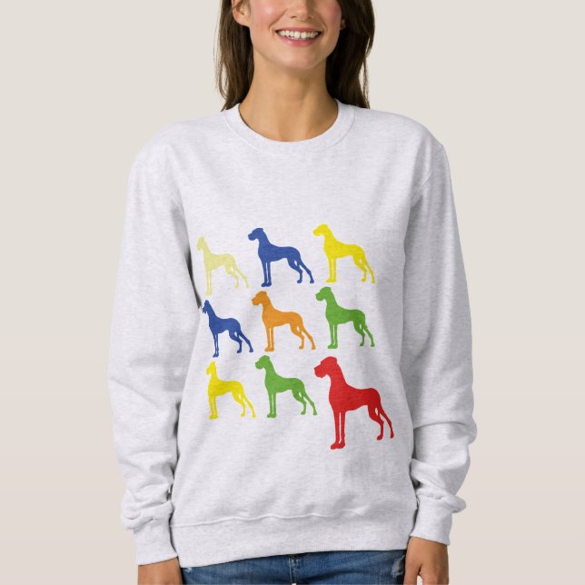 9 Great Dane / 6 cores Camiseta (Frente)