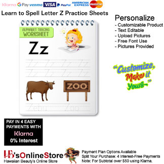 9 Learn To Spell Letter Z Teacher Home Schooling
