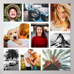 9 Poster de imagem Modelo de imagem com moldura br