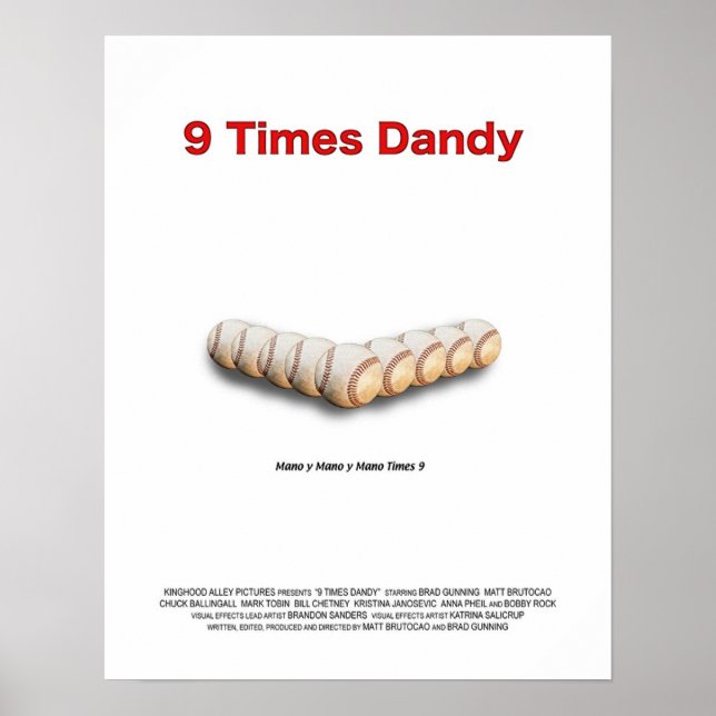 9 vezes Dandy Final Poster (Frente)