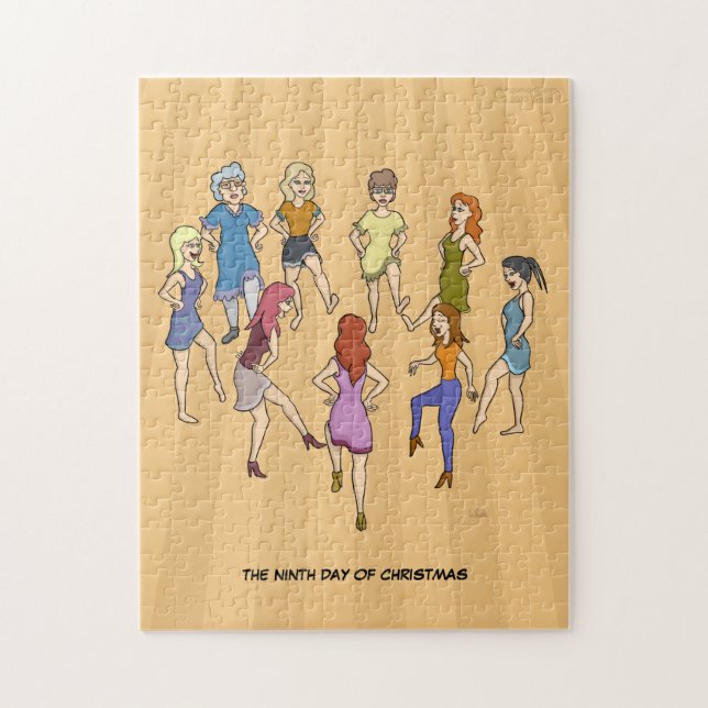 9o Dia do quebra-cabeça de serra de vaivém do (Vertical)