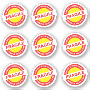 9PCS Adesivos Fragil Ecommerce