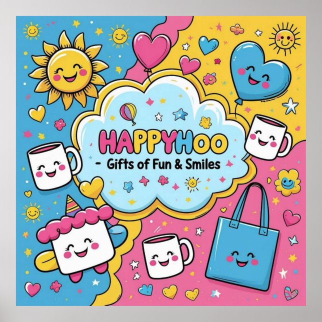 A0- A Happyhoo poster (Frente)
