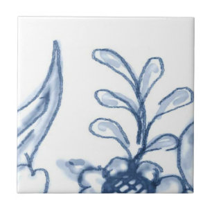 A4 - Azulejo mural da cesta de Delft - A4