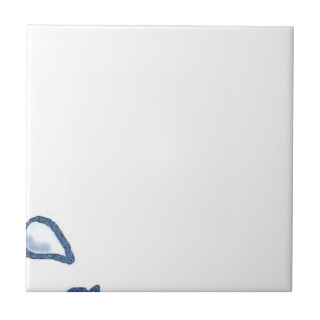 A6 - Azulejo mural da cesta de Delft - A6 (Frente)