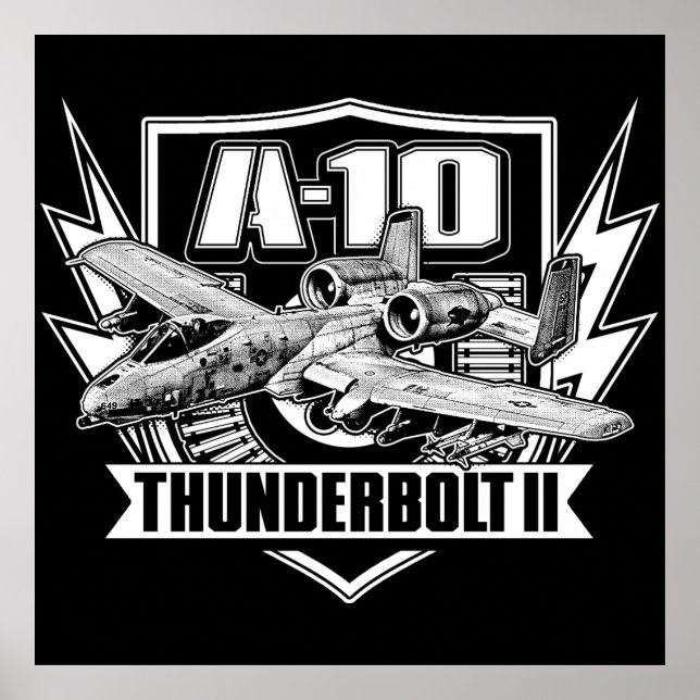 A-10 Thunderbolt II Poster (Frente)