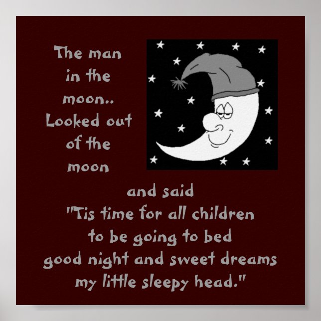 a-4 man in the moon poster (Frente)