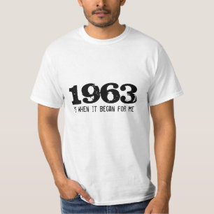 a 50th camisa 1963 do aniversário é quando