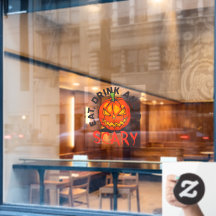 A Abóbora De Halloween Come Bebida E É Assustadora