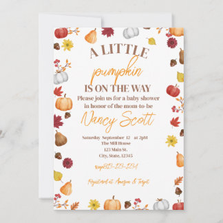 A Abóbora está a caminho do convite