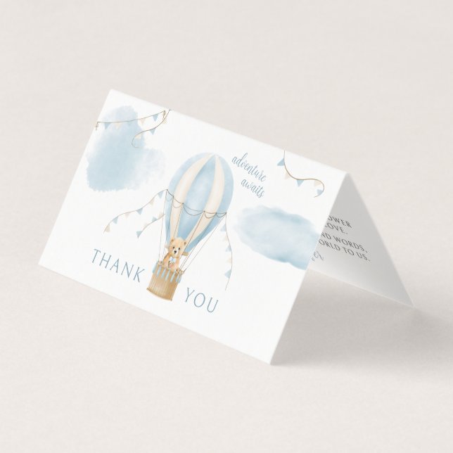 A Adventure aguarda o Chá de fraldas do Urso de Te (Frente)