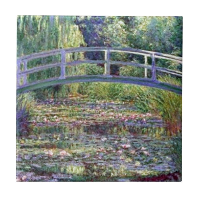 A água Lily Pond de Claude Monet (Frente)