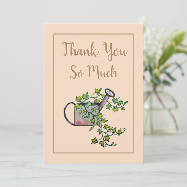 A Águas Vintage Pode Cartões de agradecimentos Pla (Em pé/Frente)