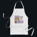 A ajuda quis o avental da banda desenhada<br><div class="desc">A conversa sobre uma "ajuda honesta quis" o anúncio! As características deste design do avental uma banda desenhada bonito galão e um discurso borbulham com as palavras, "ajuda querida: Assistente pessoal a tratar meu excremento!" O louro eyed azul está vestindo uma camisa vermelha e branca das bolinhas com um colar...</div>