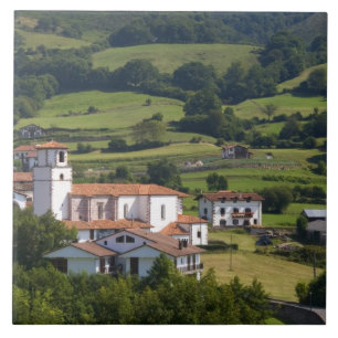 A aldeia de Amaiur no Vale de Baztan,