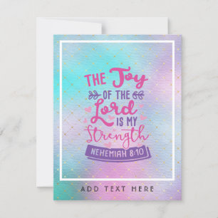 A Alegria Do Senhor É Minha Força Personalizada