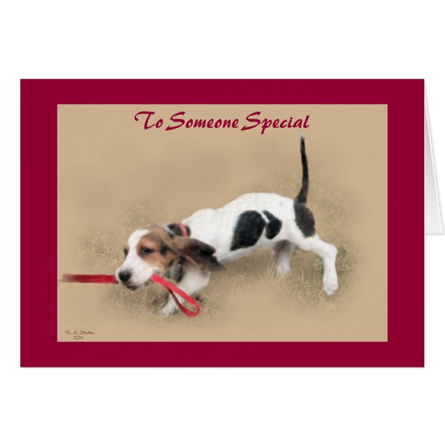 A alguém especial! … Cartão (Frente Horizontal)