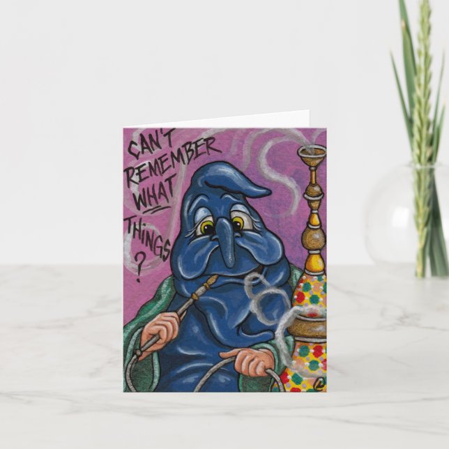 A Alice CATERPILLAR no Cartão de Nota da Terra Mar (Frente)