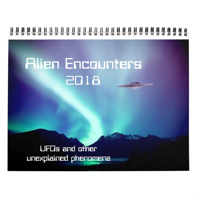 A alienígena encontra o calendário do UFO para (Capa)