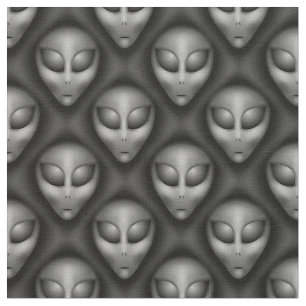 A Alienígena Grays Cabeça Tecido Extraterrestre