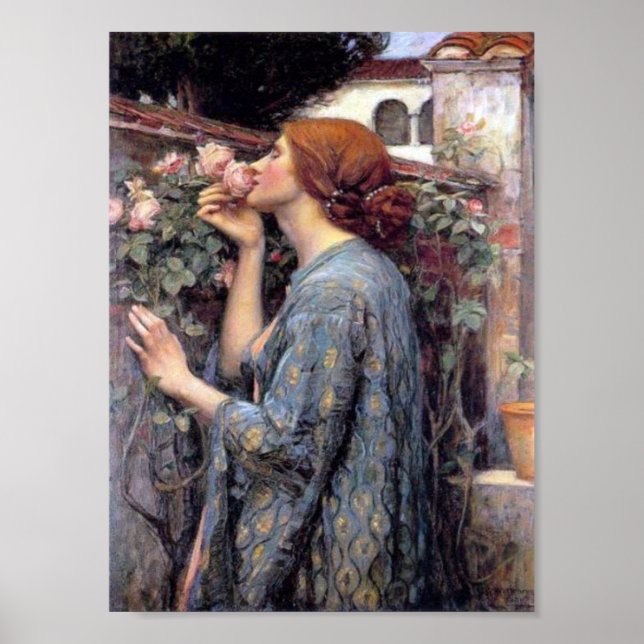 A alma do impressão Rosa (Frente)