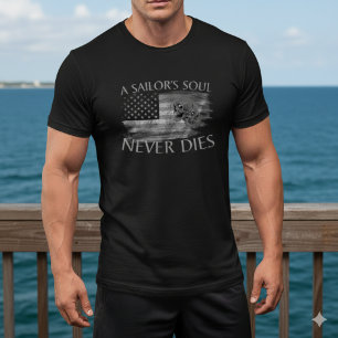 A Alma do Marinheiro Nunca Morre Camiseta da Bande