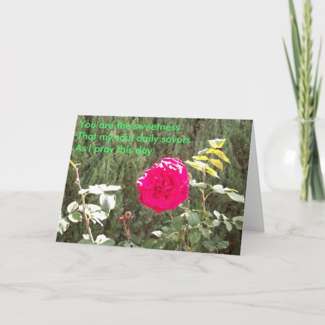 A alma Savors o cartão dos haicais (Frente)