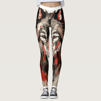 A Altura do Logotipo Bloody Fox nas Leggings
