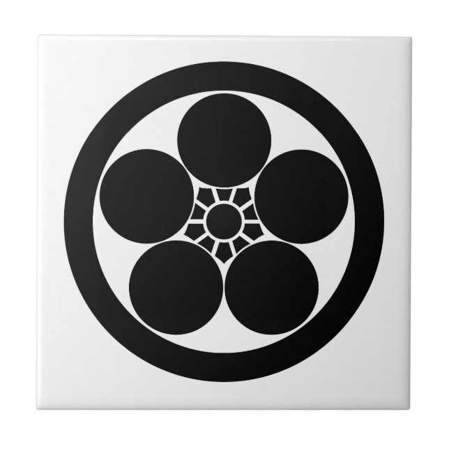 A ameixa do estilo Umebachi floresce em círculo (Frente)