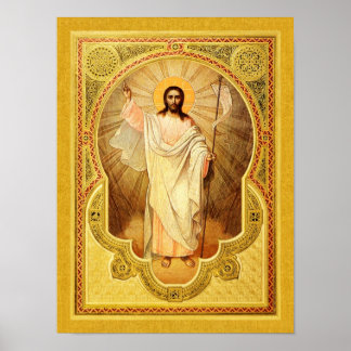 A Anastase - o Cristo está levantado! Poster de íc