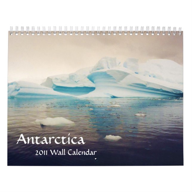 A Antártica, calendário de parede 2011 (Capa)