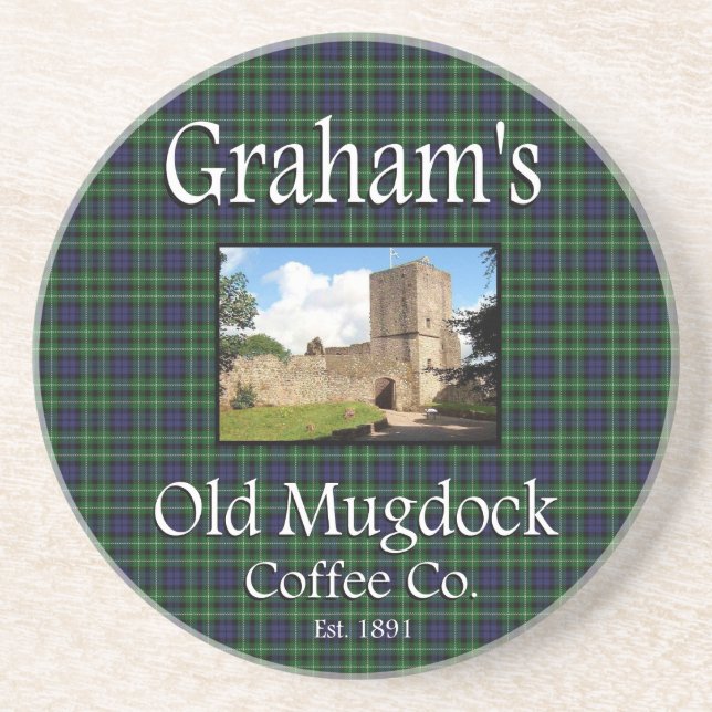 A antiga Porta copos de café da Mugdock de Graham (Frente)
