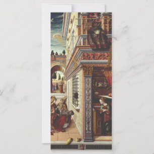 A Anunciação, com o Santo Emidius