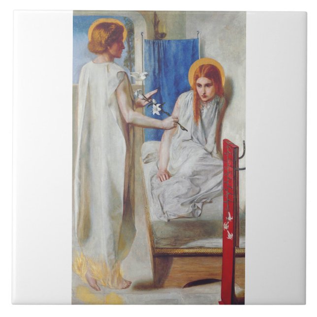 A Anunciação por Dante Gabriel Rossetti (Frente)