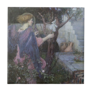 A Anunciação por John William Waterhouse