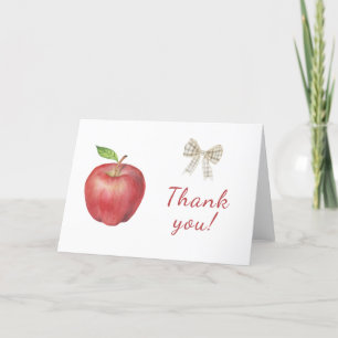 A Apple do nosso Cartões de agradecimentos de Chá 
