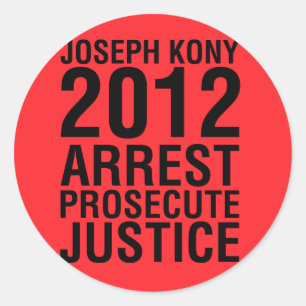 A apreensão Kony2012 processa a etiqueta redonda
