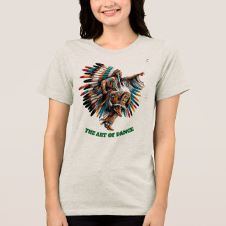 a arte da camiseta de dança