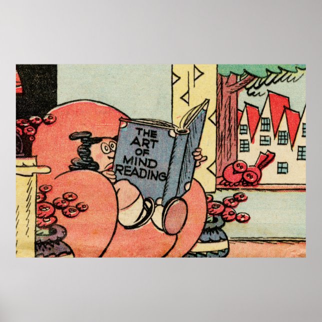 "A Arte da Leitura Mental" Poster (Frente)