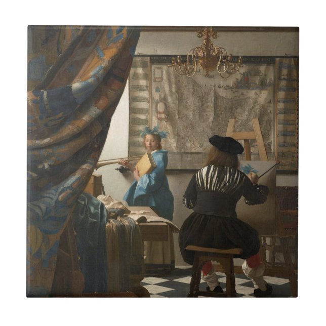 A Arte da Pintura de Johannes Vermeer  (Frente)