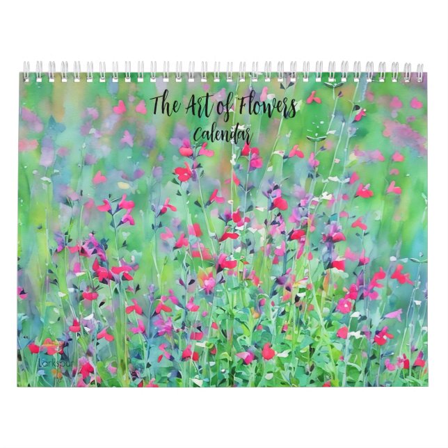 A Arte das Flores no Calendário Floral (Capa)