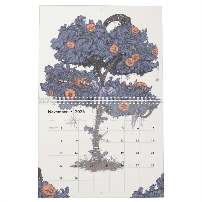 A arte de Ben Geiger do Calendário de 2021 (Nov 2026)