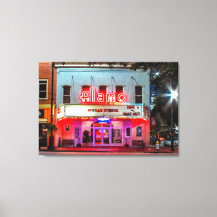 A Arte de Canvas Esticada do ALAMO