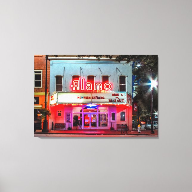 A Arte de Canvas Esticada do ALAMO (Frente)